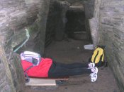 Angie investigates a n Orkeny's visitor  centre